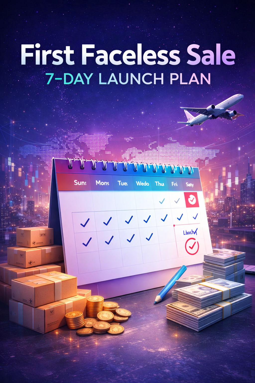 First Faceless Sale: 7-Day Launch Plan